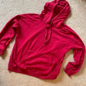 American Eagle red hoodie sweatshirt XS
